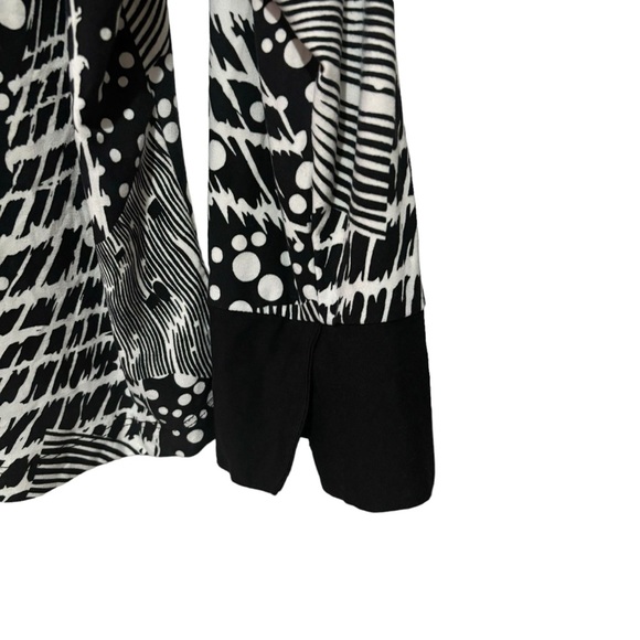 Venezia Button Up Blouse Size 18/20 Mixed Patterns Polka Dot - Picture 7 of 12